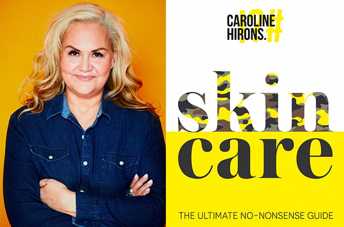 The author and her book cover for Skin Care - The Ultimate No-nonsense guide